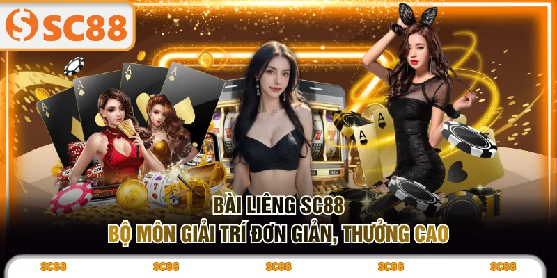 Bài Liêng SC88 bộ môn giải trí đơn giản, thưởng cao