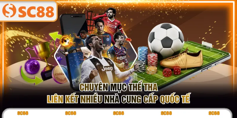 Chuyên mục thể thao liên kết nhiều nhà cung cấp quốc tế