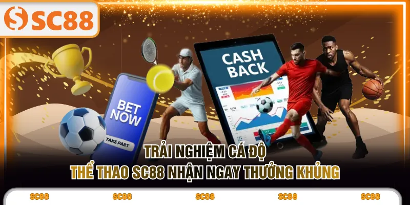 Trải nghiệm cá độ thể thao SC88 nhận ngay thưởng khủng